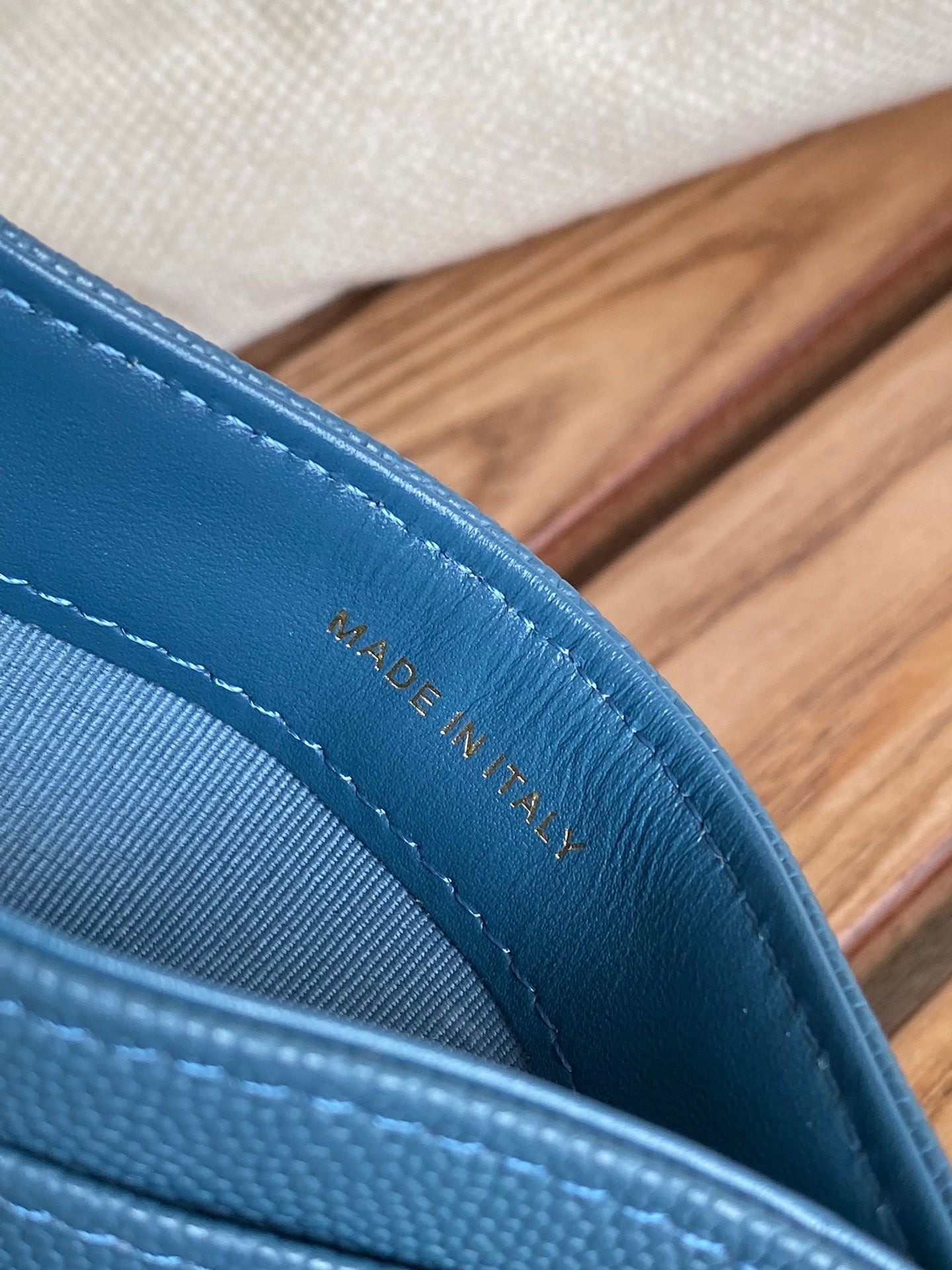 CC Large Tote 39 Light Beige Canvas Pearl Logo