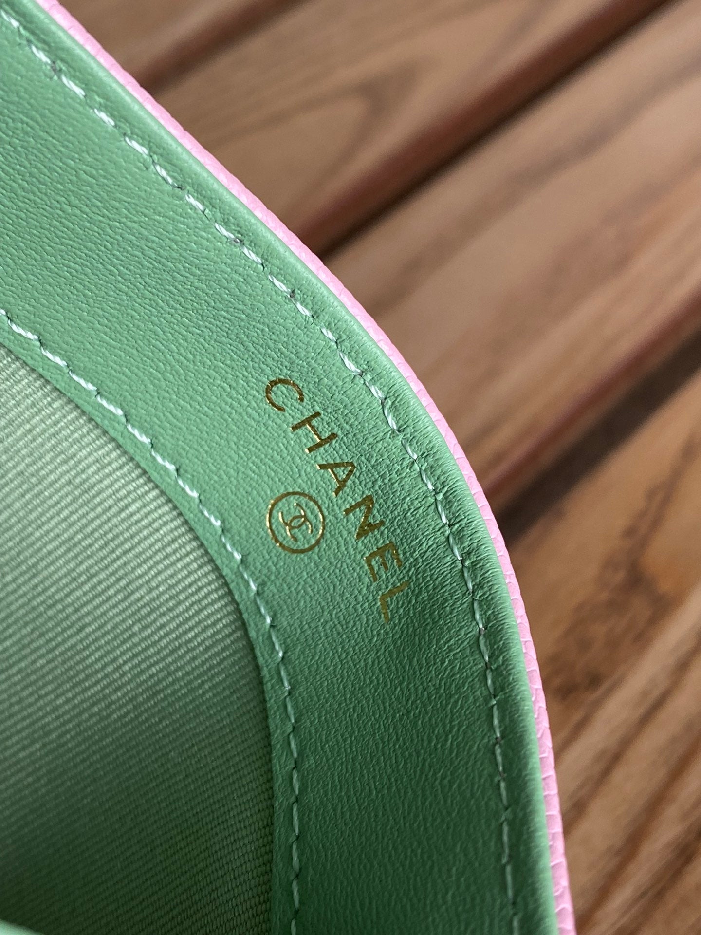 CC Large Tote 39 Light Beige Canvas Pearl Logo