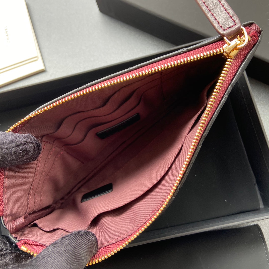 CC Large Tote 39 Light Beige Canvas Pearl Logo