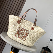 Loew Puzzle Fold Tote Iblack Shiny Calfskin