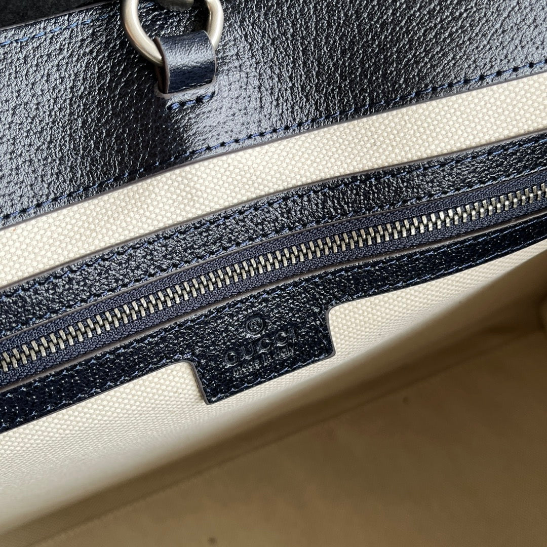 Gucci Bag 43 Blue Canvas 240004