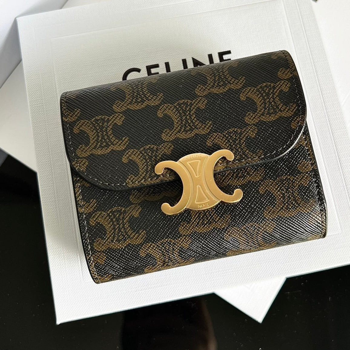 Richelieu Wallet 19 In Classic Red Goyardine Canvas