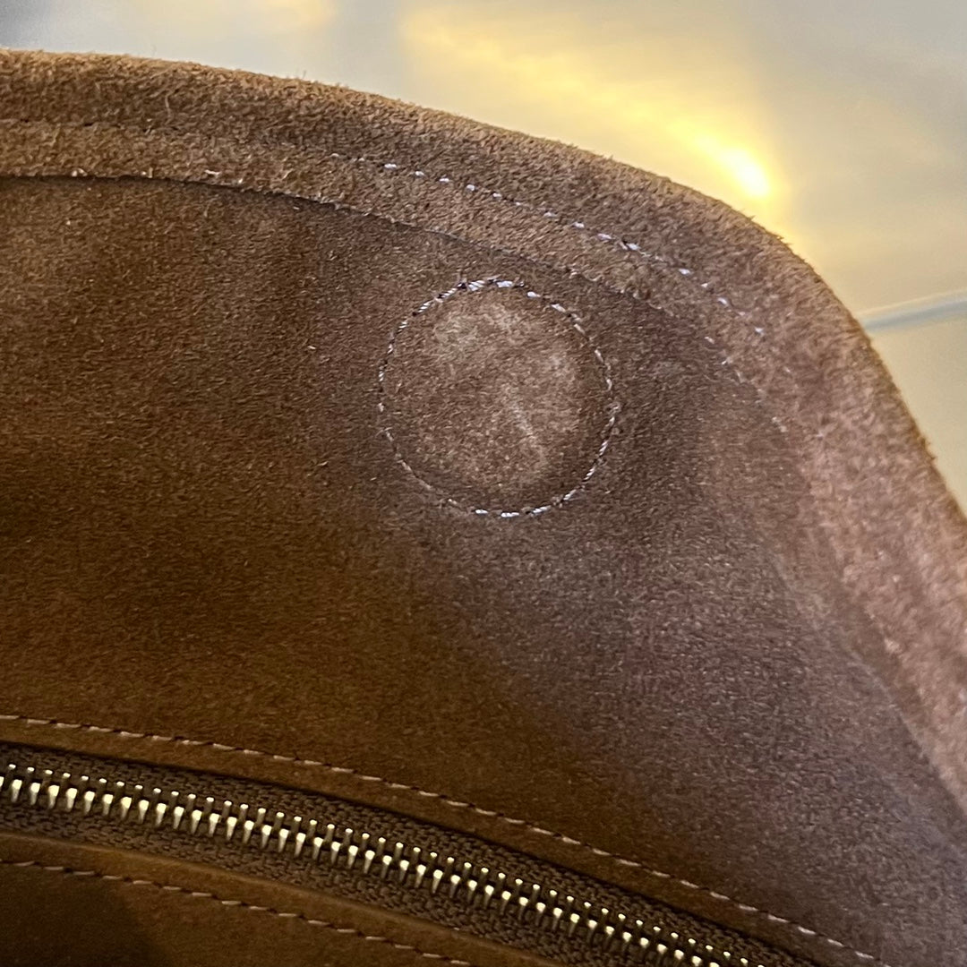 SMALL HOP 40 in CARAMEL BROWN LAMBSKIN