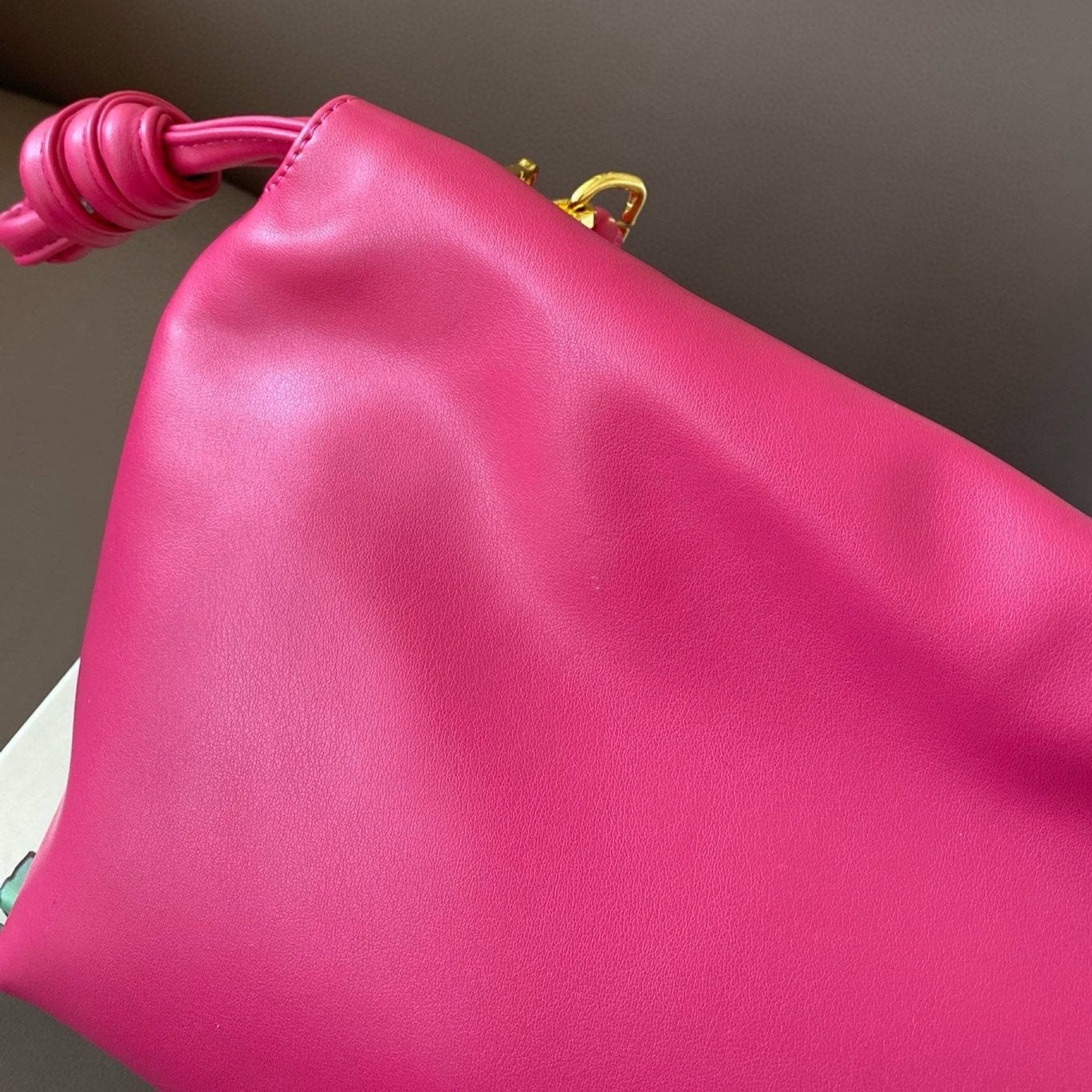 Loew Puzzle Fold Tote Iblack Shiny Calfskin