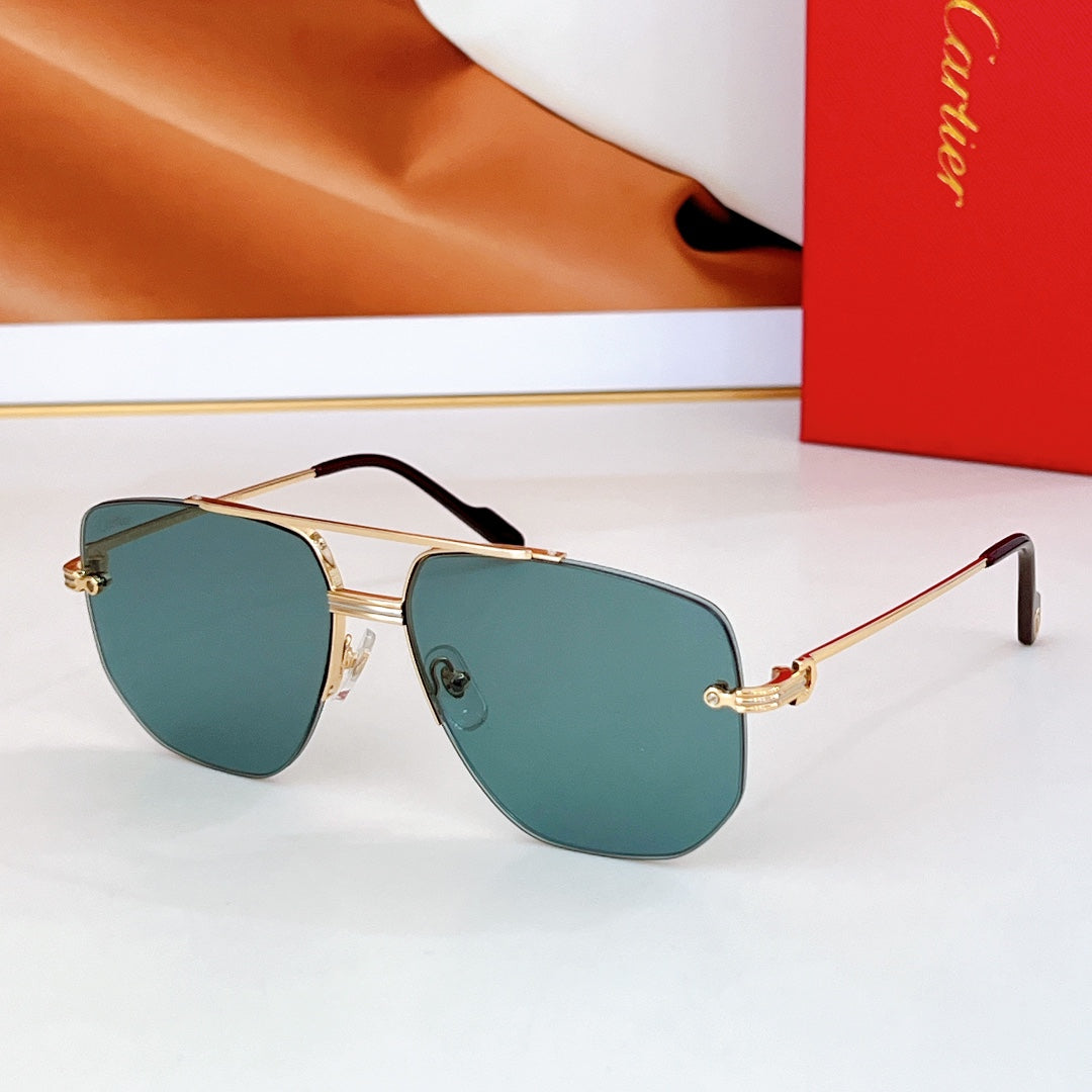 Première Navigator Frame Sunglasses Ct6011S In Metal