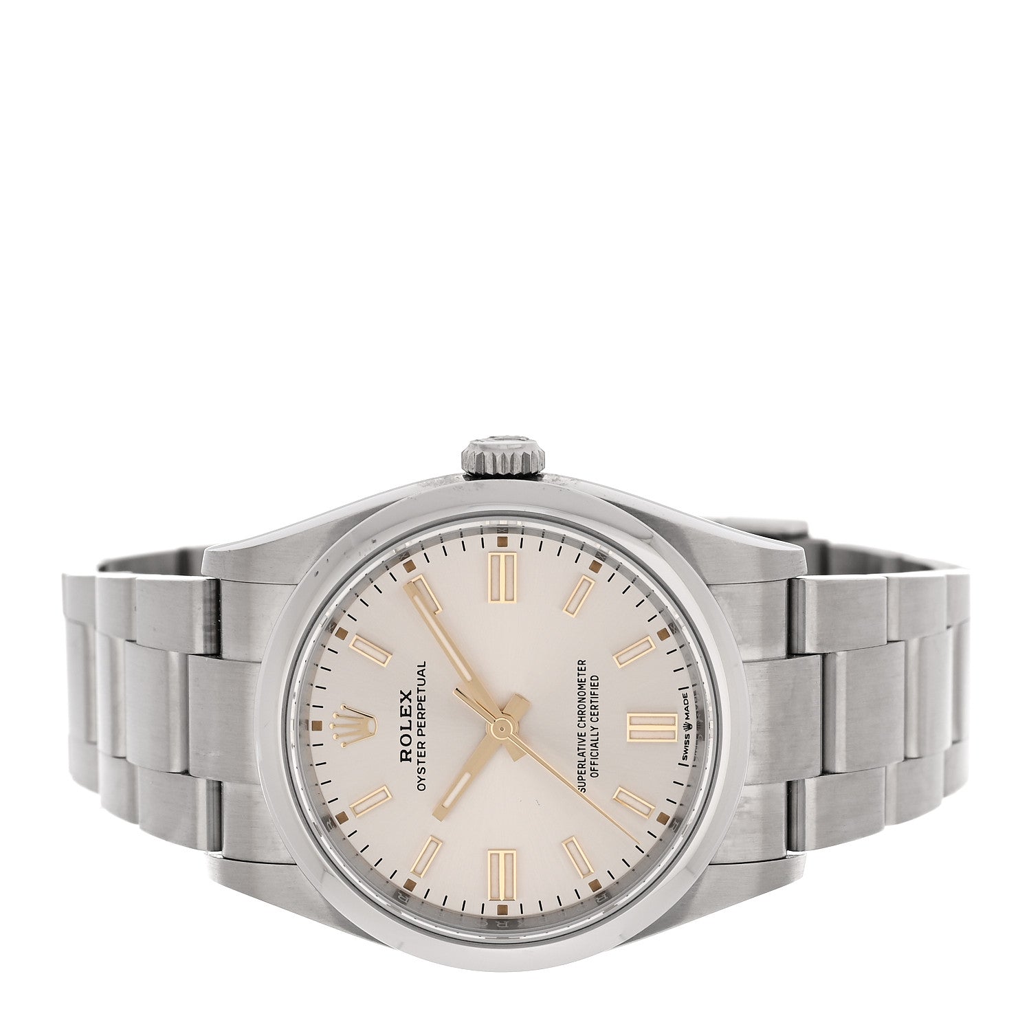 Stainless Steel 36mm Oyster Perpetual Watch Silver