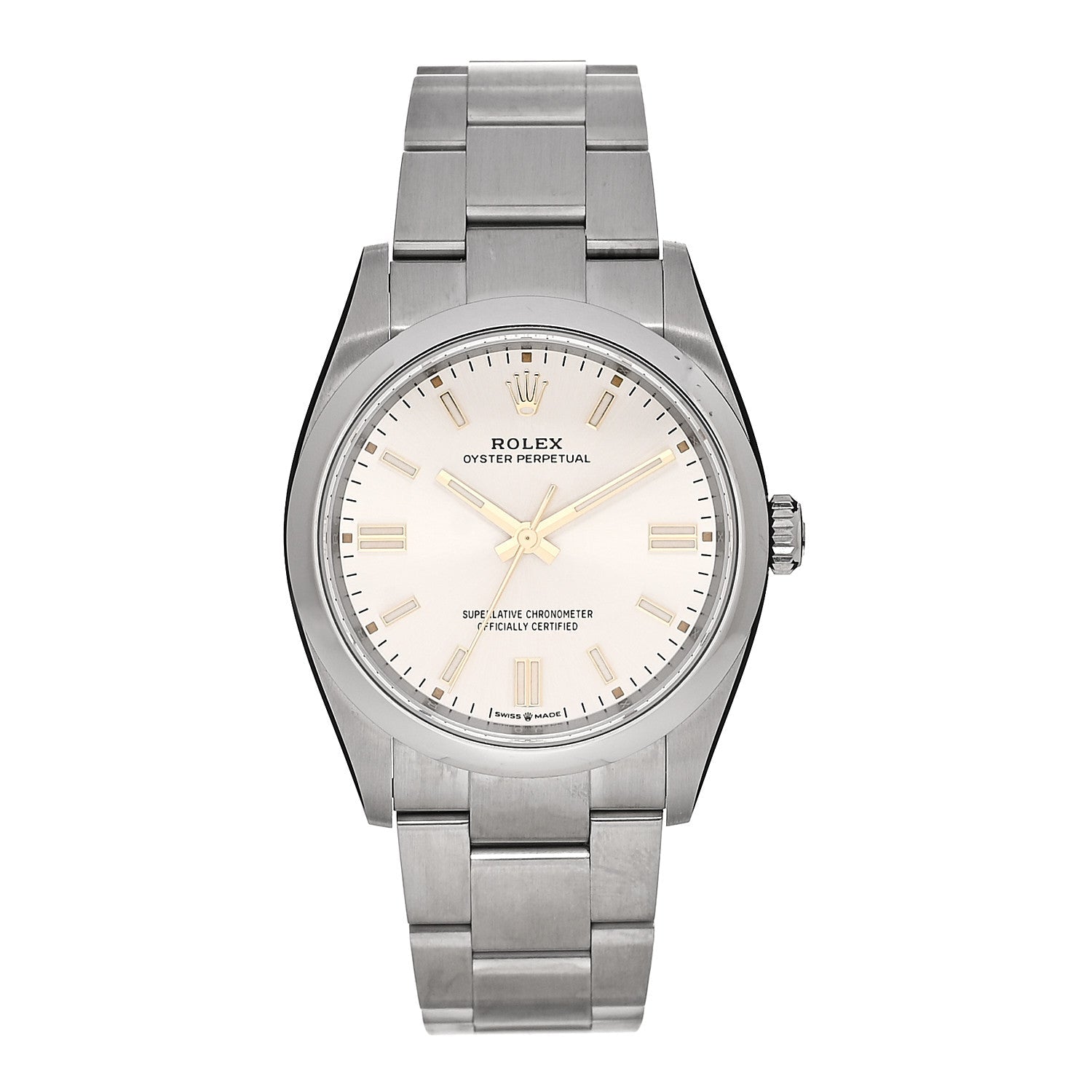 Stainless Steel 36mm Oyster Perpetual Watch Silver