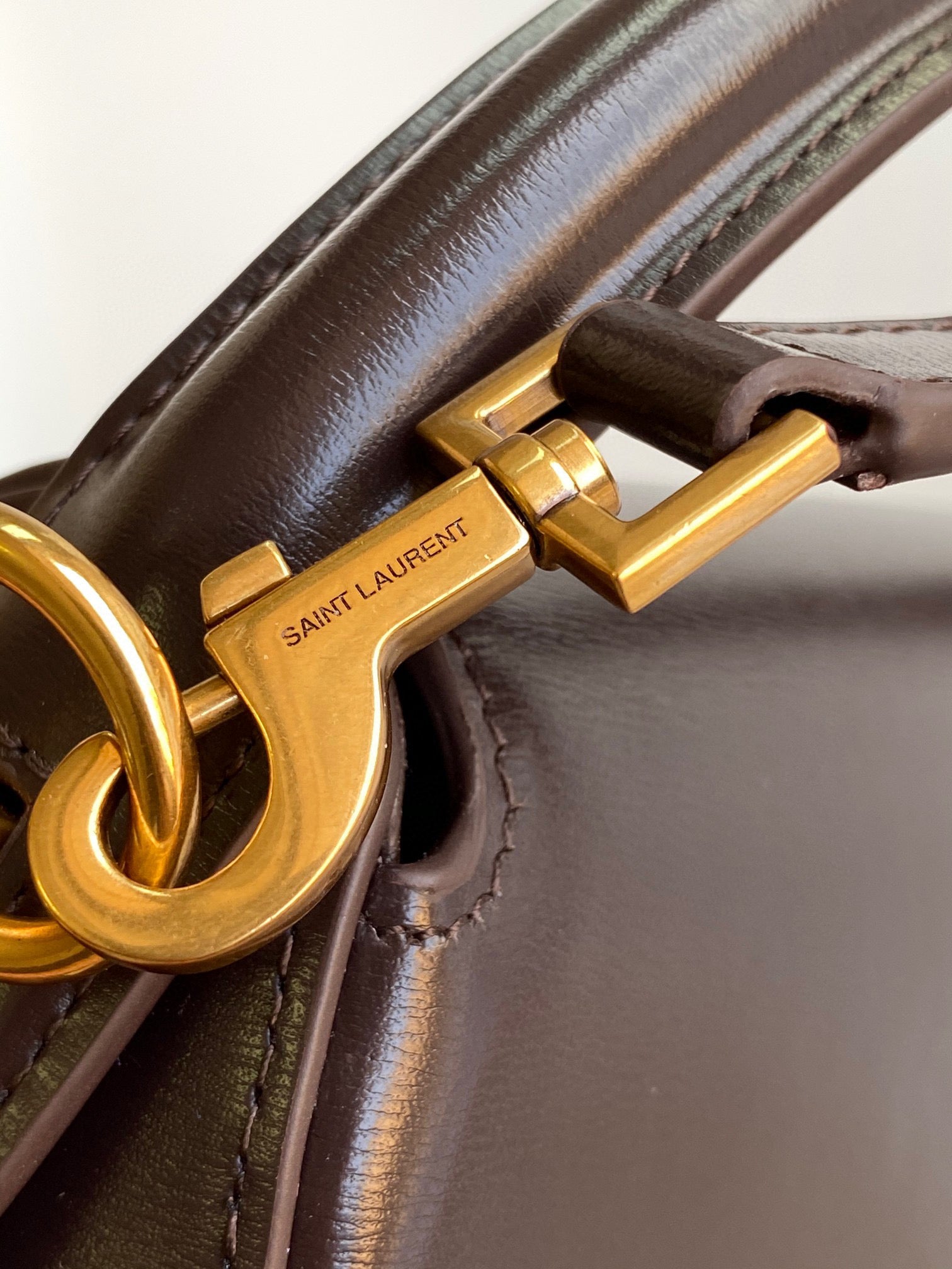 YSL voltaire in box leather