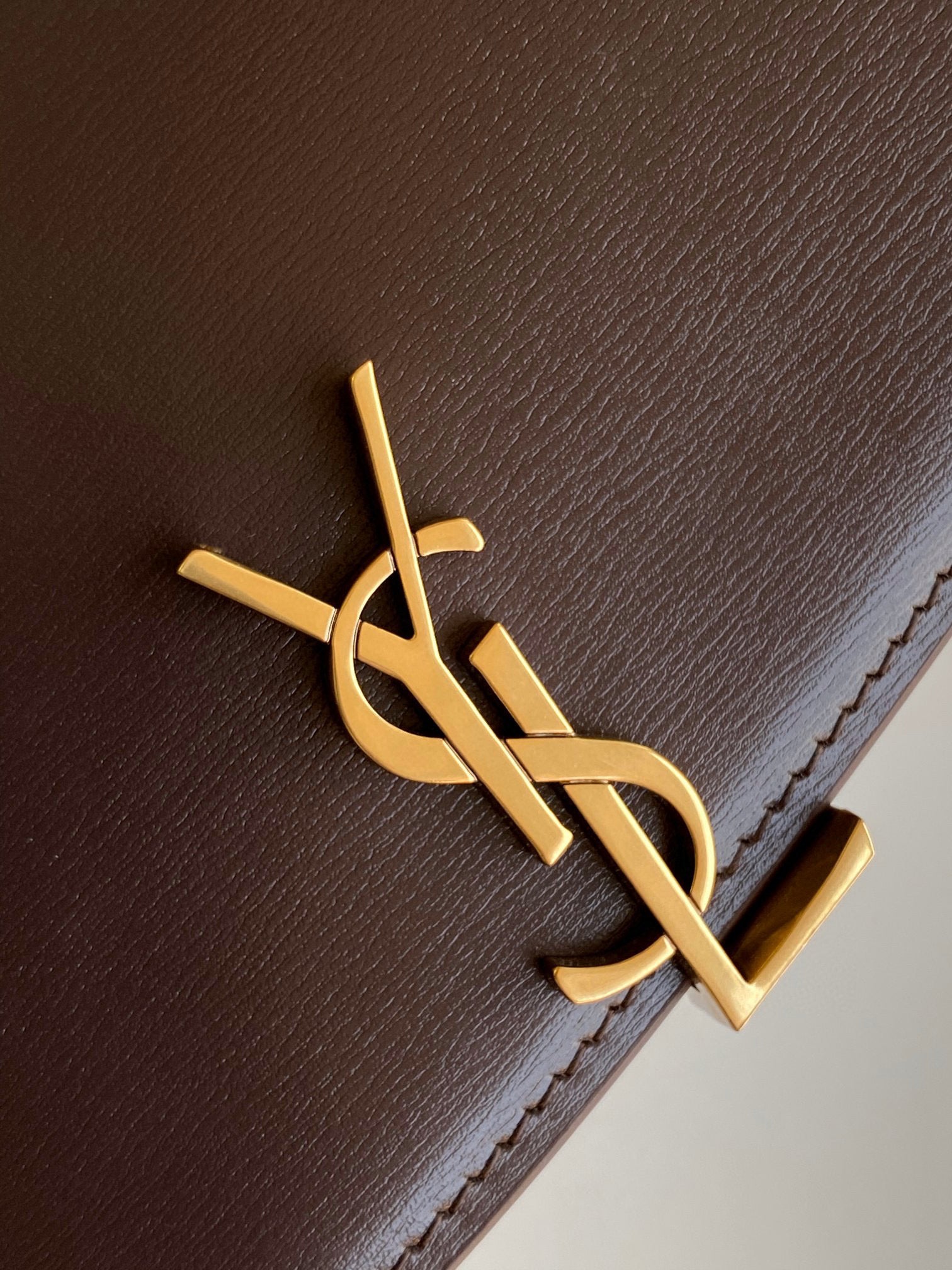 YSL voltaire in box leather