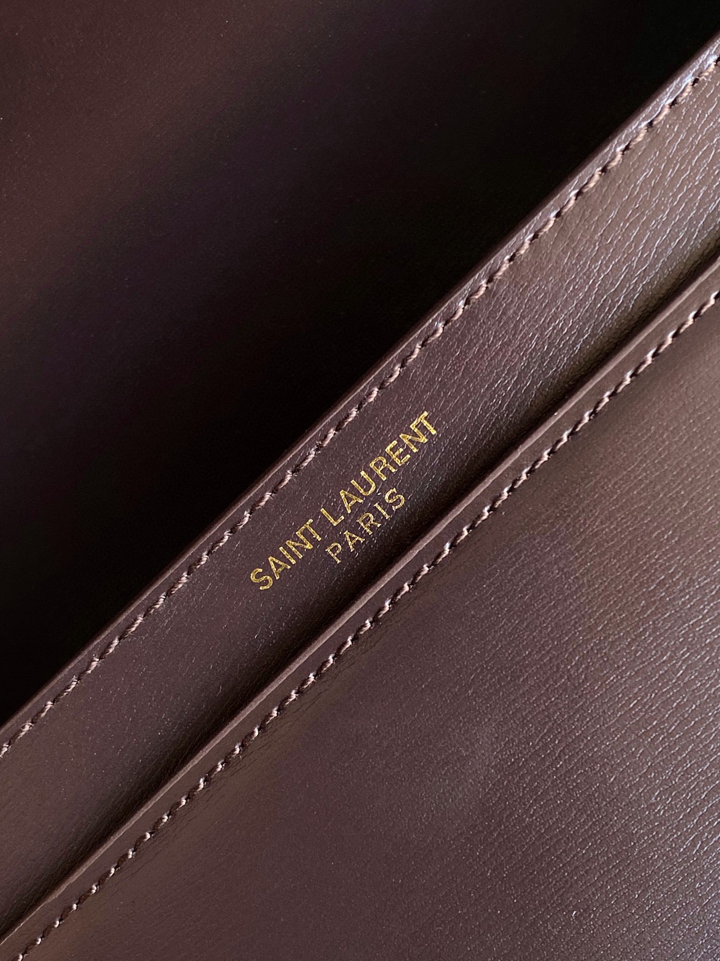 YSL voltaire in box leather