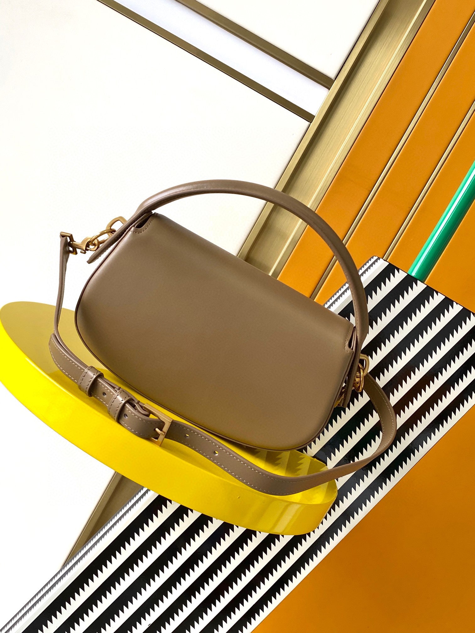 YSL voltaire in box leather