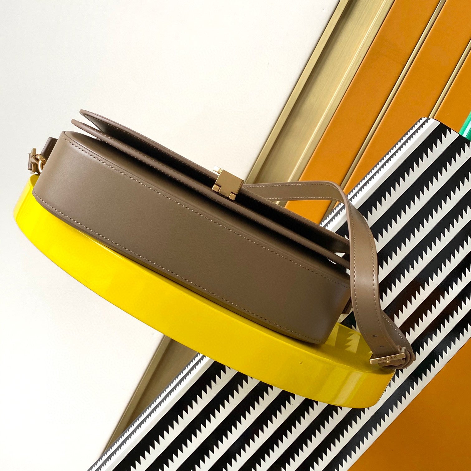 YSL voltaire in box leather