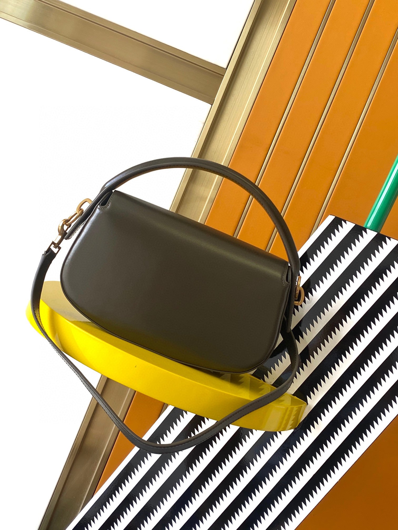 YSL voltaire in box leather