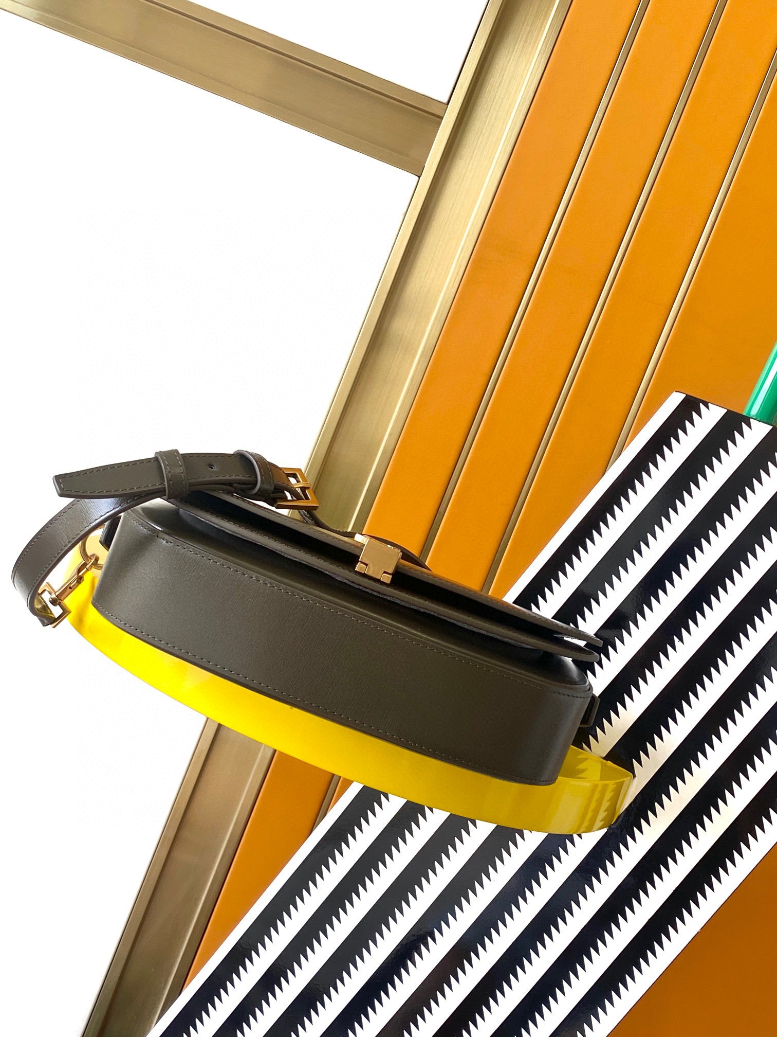 YSL voltaire in box leather