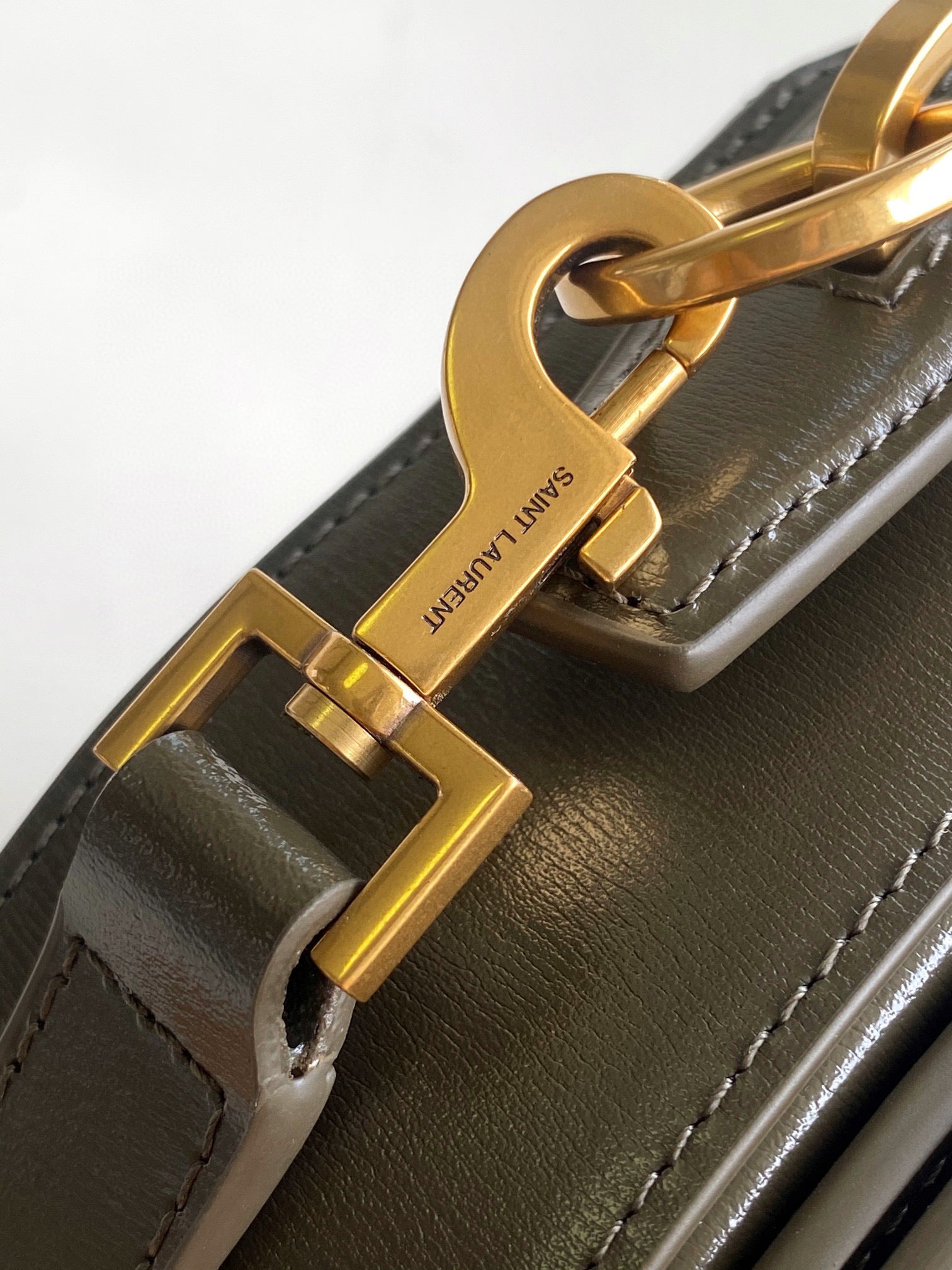 YSL voltaire in box leather