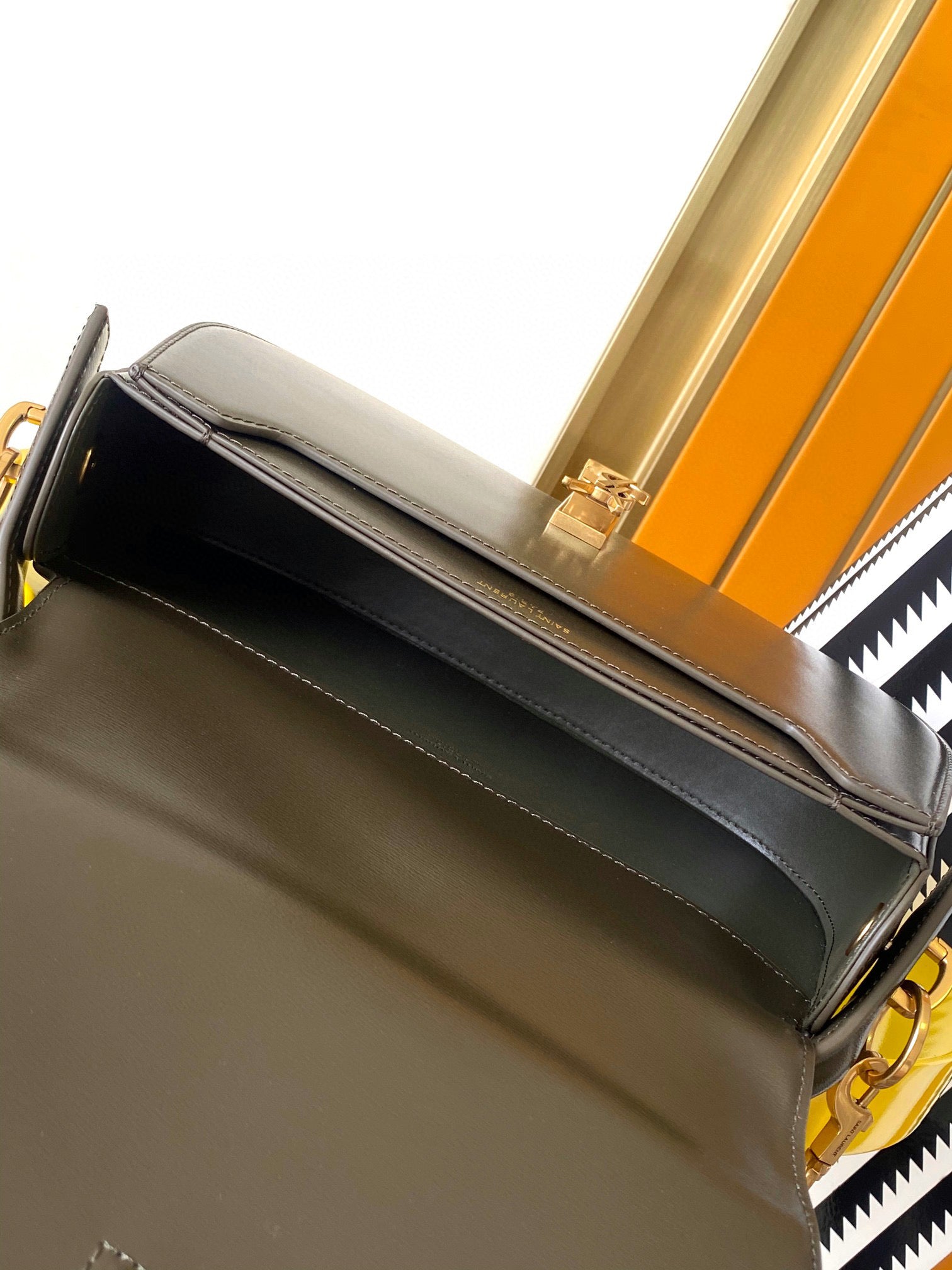 YSL voltaire in box leather