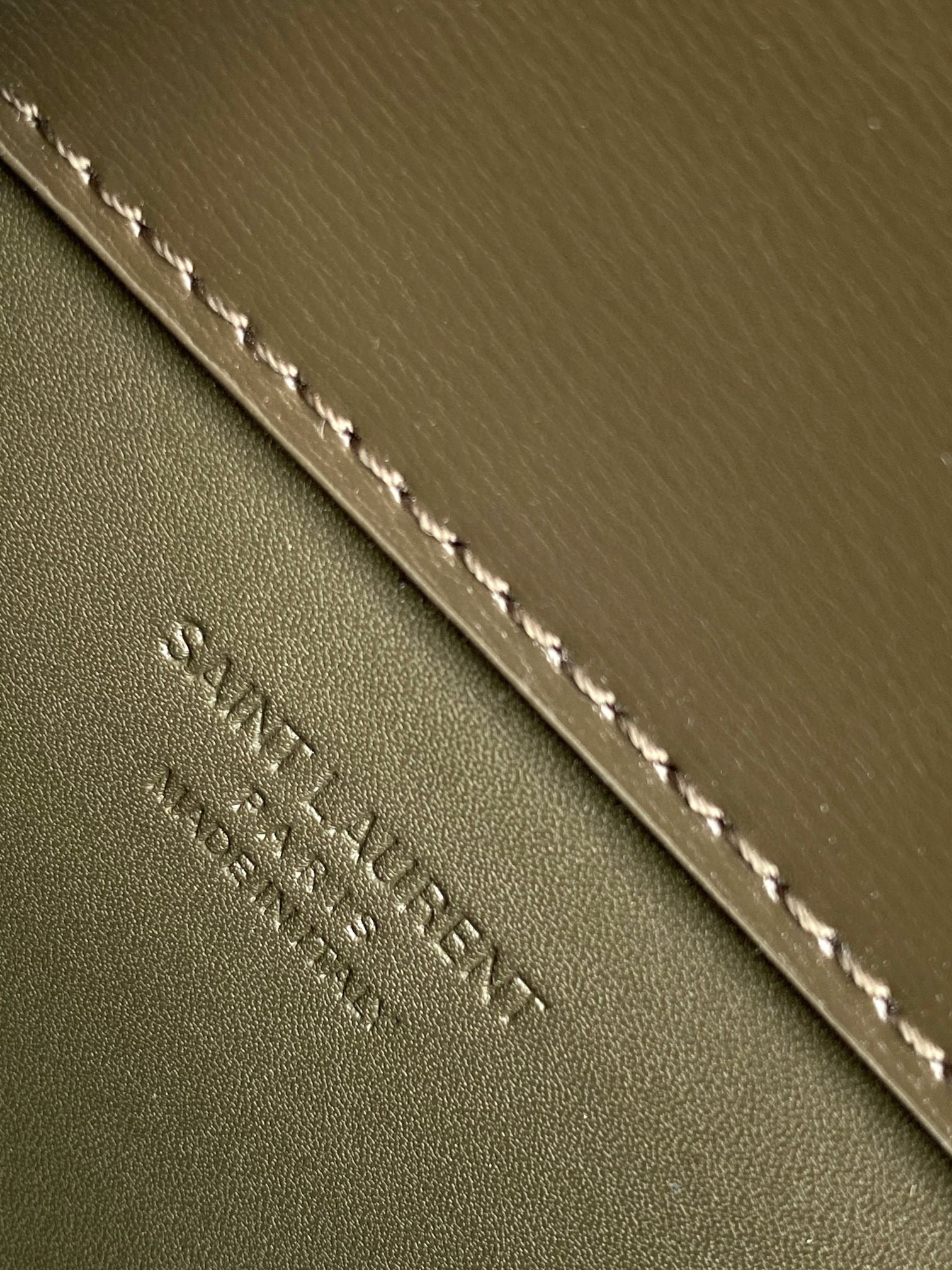 YSL voltaire in box leather