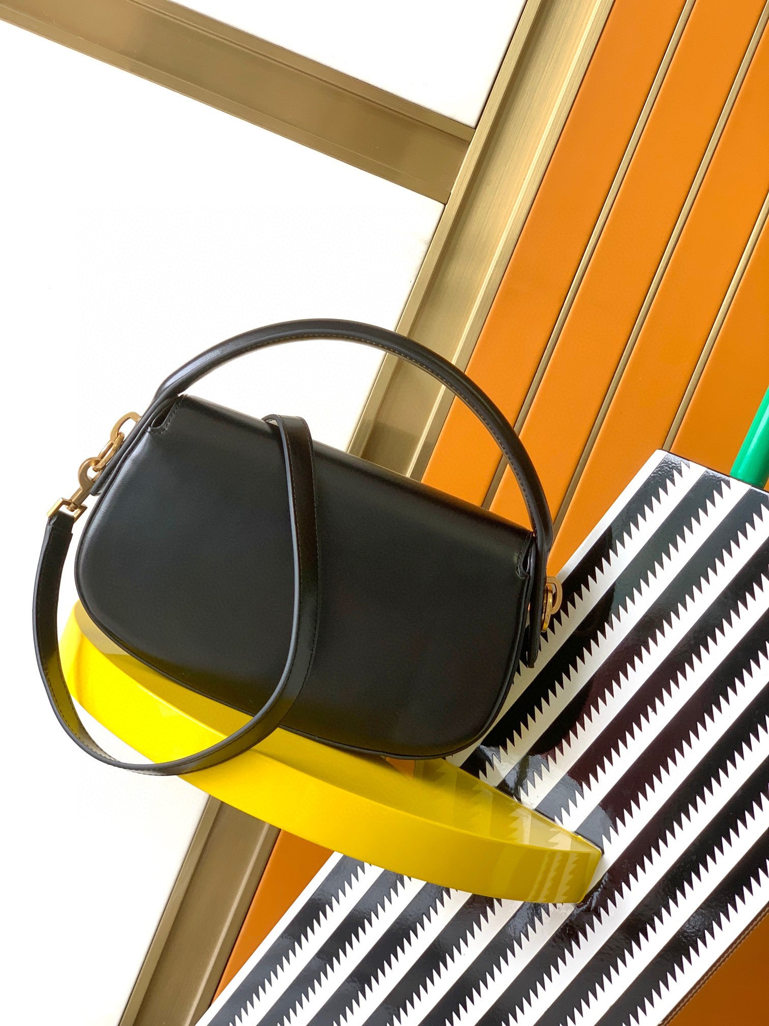 YSL voltaire in box leather