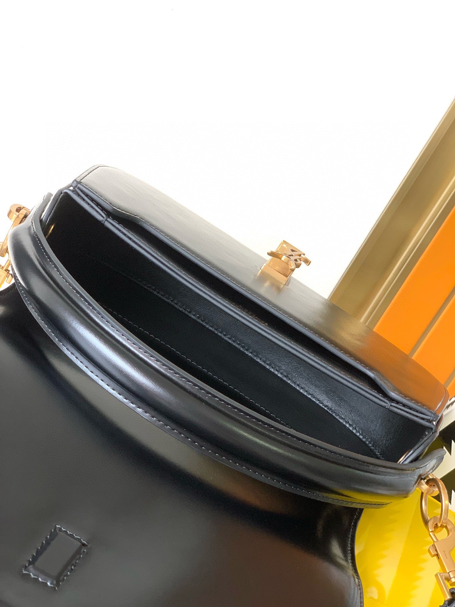 YSL voltaire in box leather