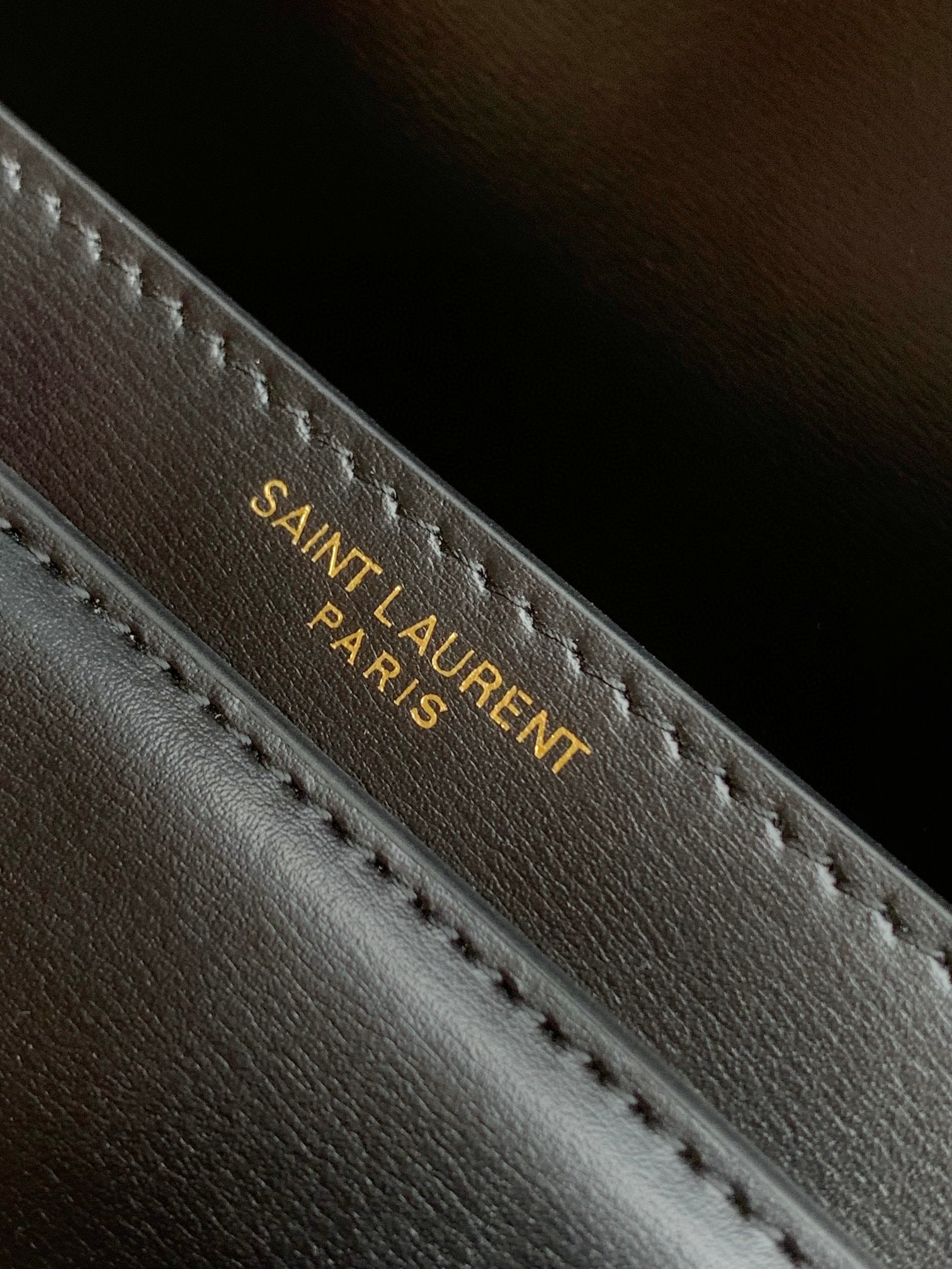 YSL voltaire in box leather