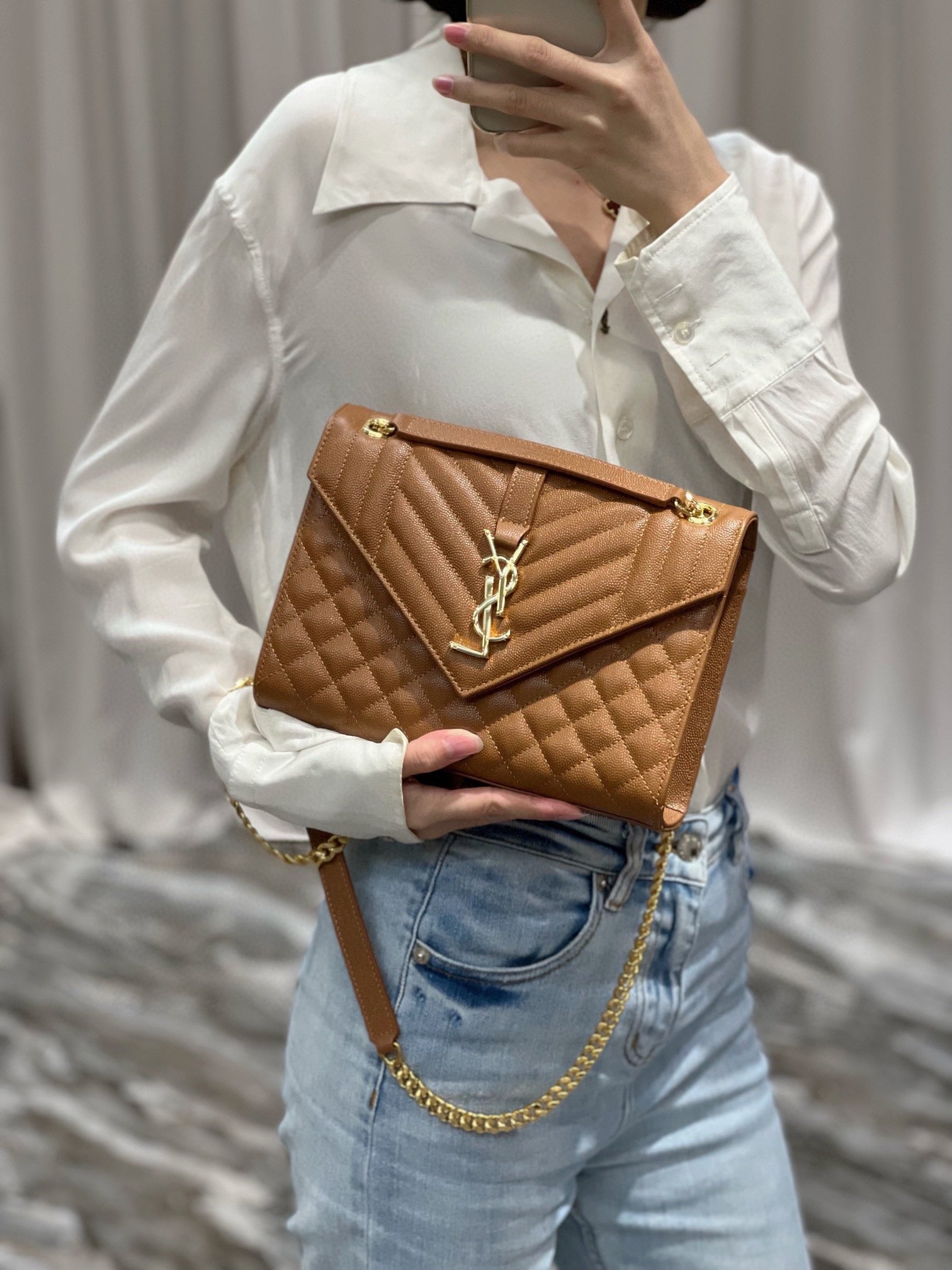 YSL Envelope Bag