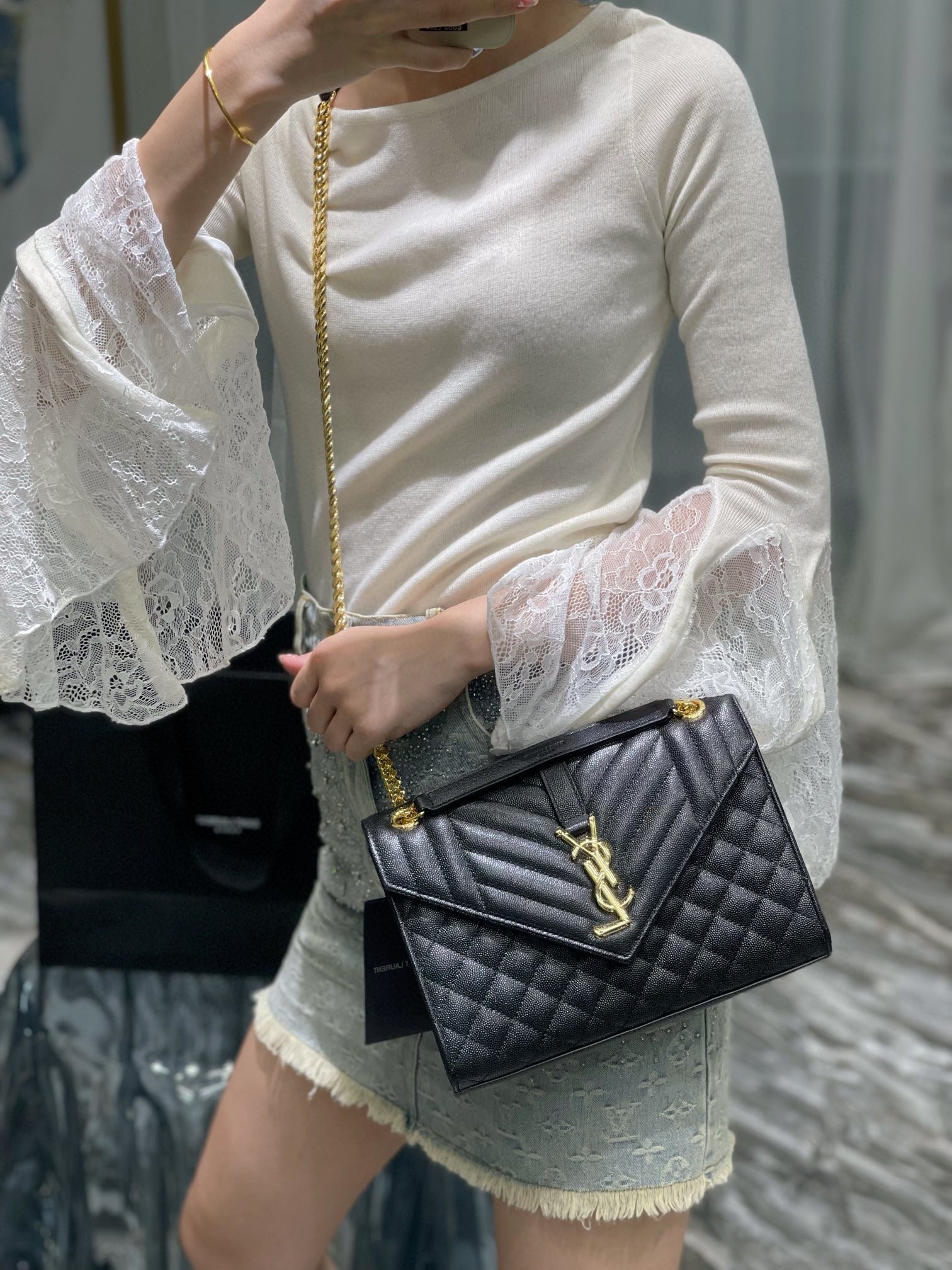 YSL Envelope Bag