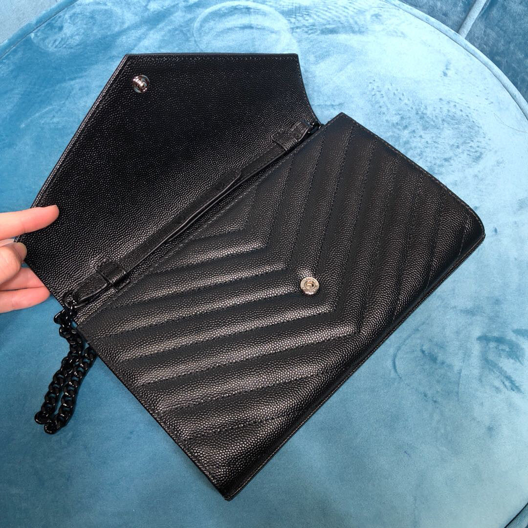 YSL CASSANDRE MATELASSÉ CHAIN WALLET