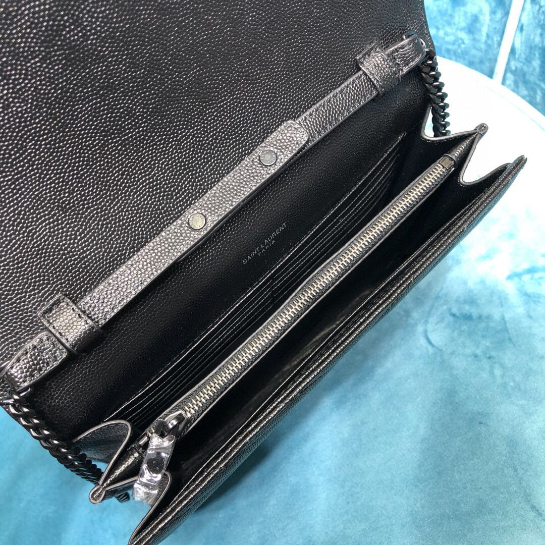 YSL CASSANDRE MATELASSÉ CHAIN WALLET