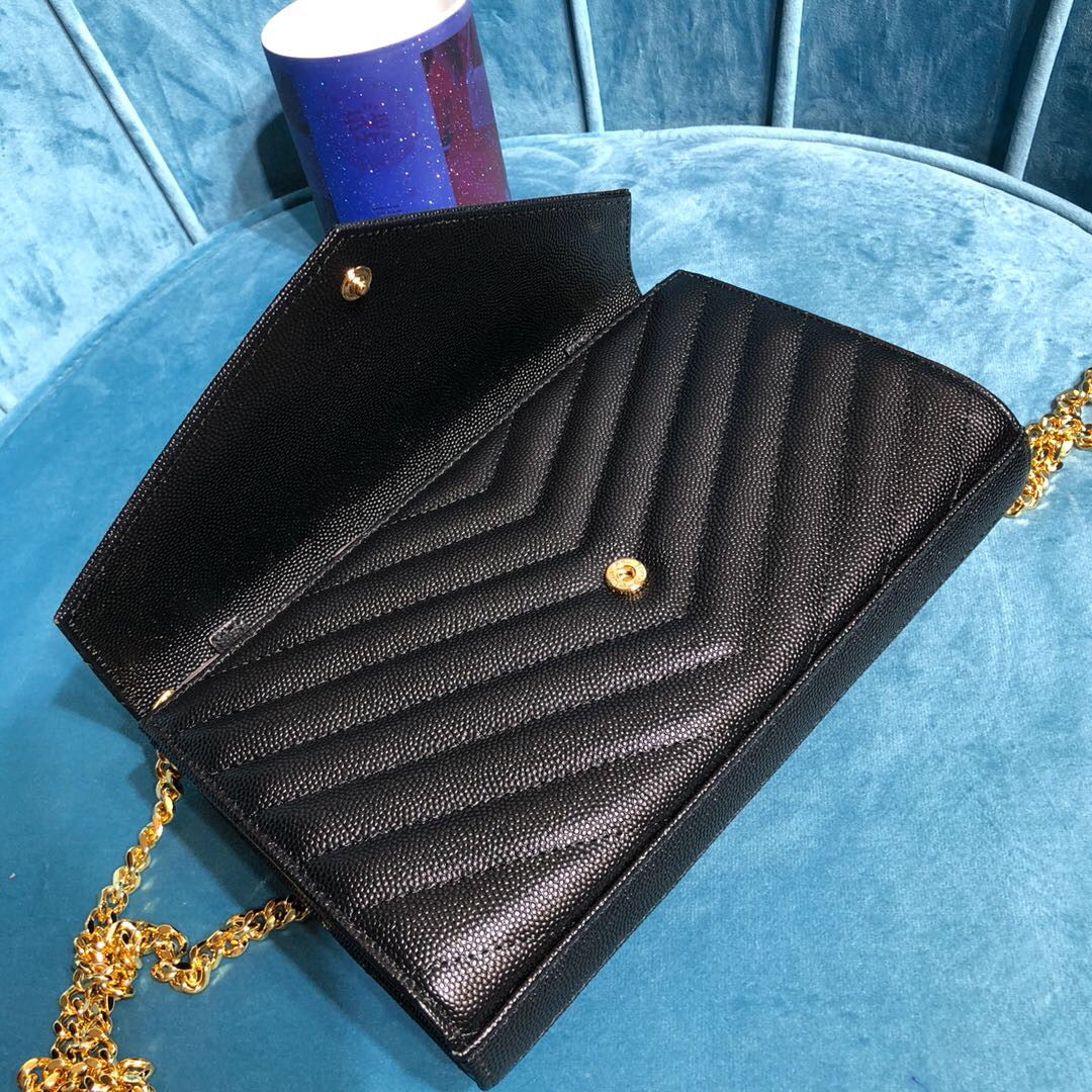 YSL CASSANDRE MATELASSÉ CHAIN WALLET