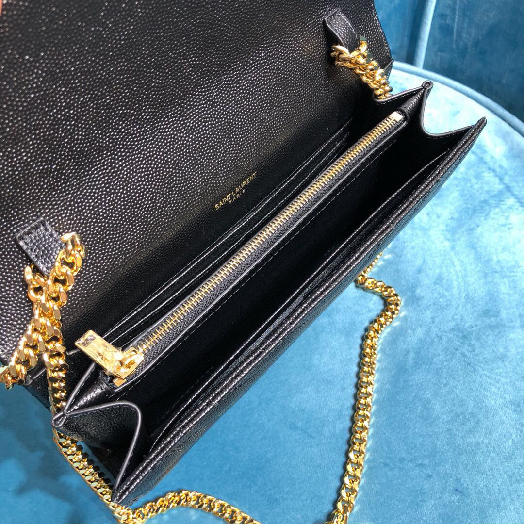 YSL CASSANDRE MATELASSÉ CHAIN WALLET