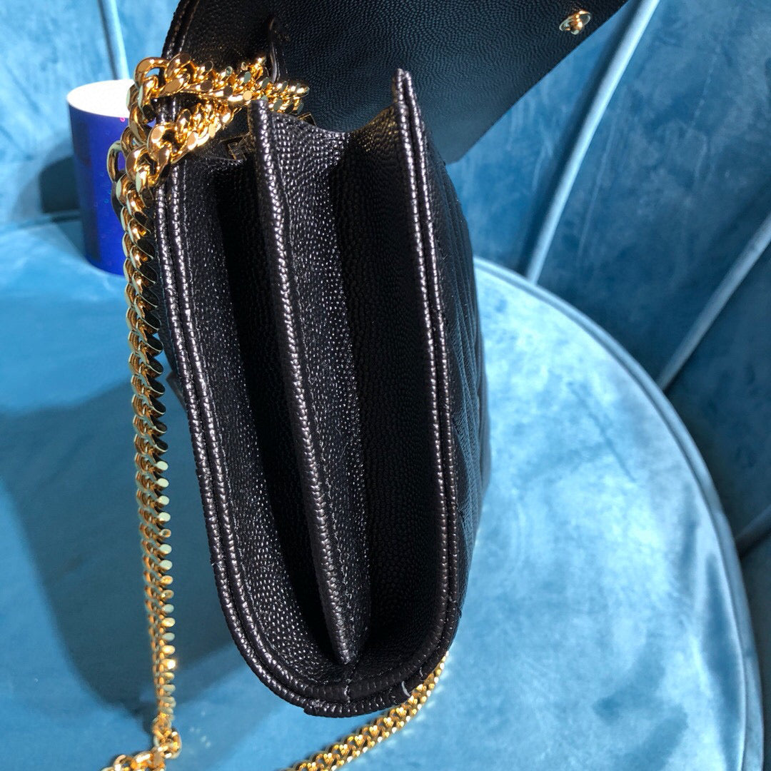 YSL CASSANDRE MATELASSÉ CHAIN WALLET