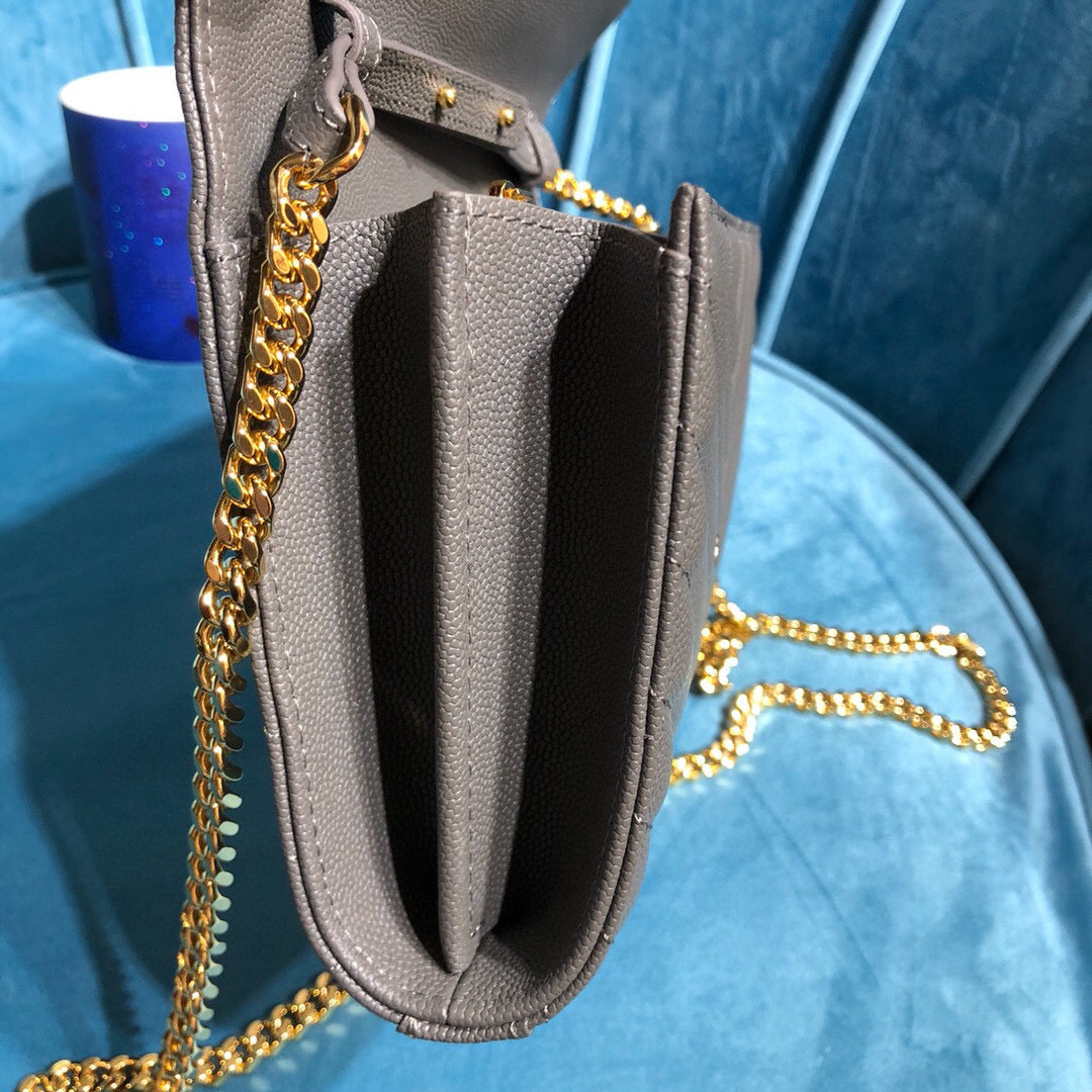 YSL CASSANDRE MATELASSÉ CHAIN WALLET