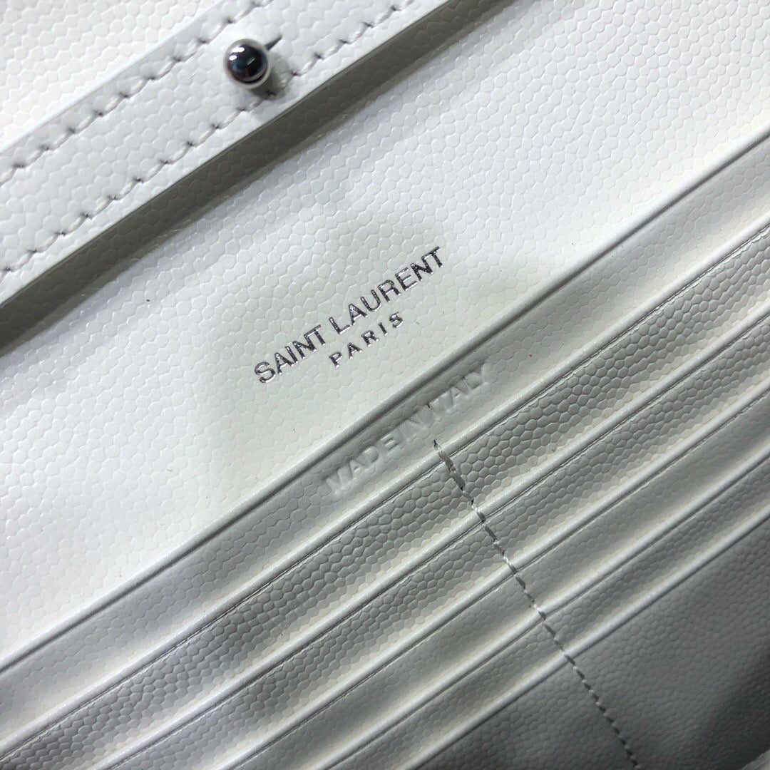 YSL CASSANDRE MATELASSÉ CHAIN WALLET