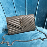 YSL CASSANDRE MATELASSÉ CHAIN WALLET