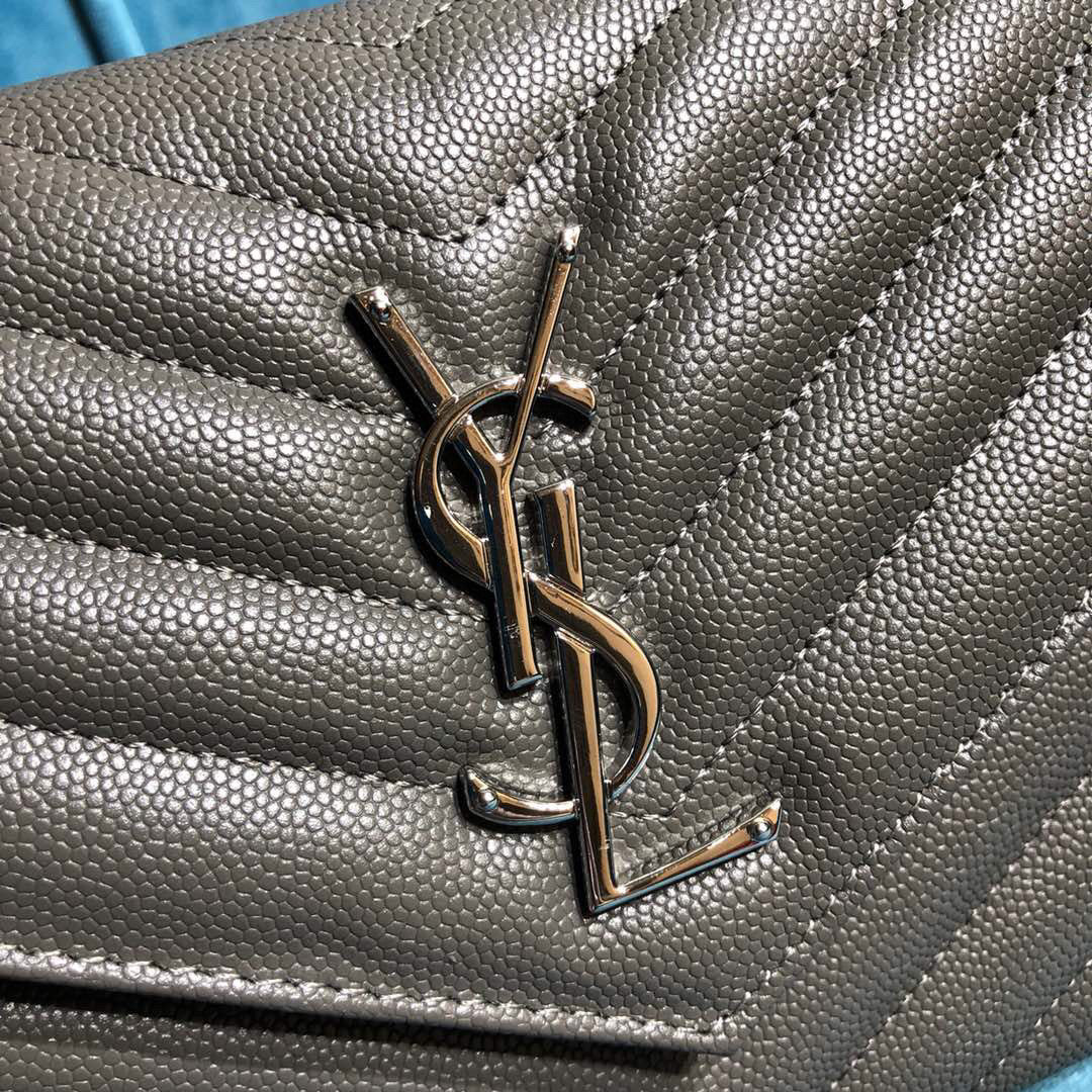 YSL CASSANDRE MATELASSÉ CHAIN WALLET