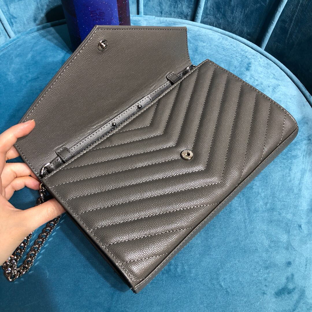 YSL CASSANDRE MATELASSÉ CHAIN WALLET