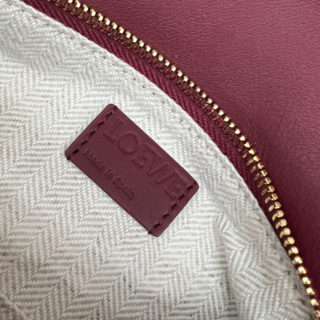 Loew Puzzle Fold Tote Iblack Shiny Calfskin