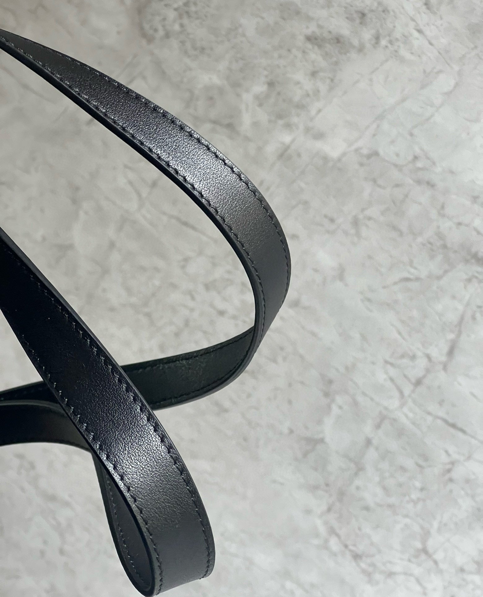 Loew Puzzle Fold Tote Iblack Shiny Calfskin