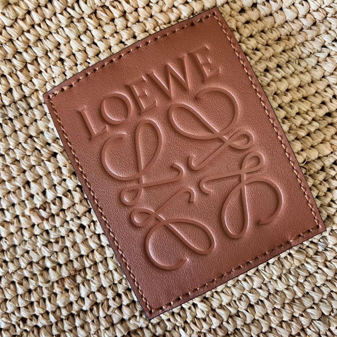 Loew Puzzle Fold Tote Iblack Shiny Calfskin