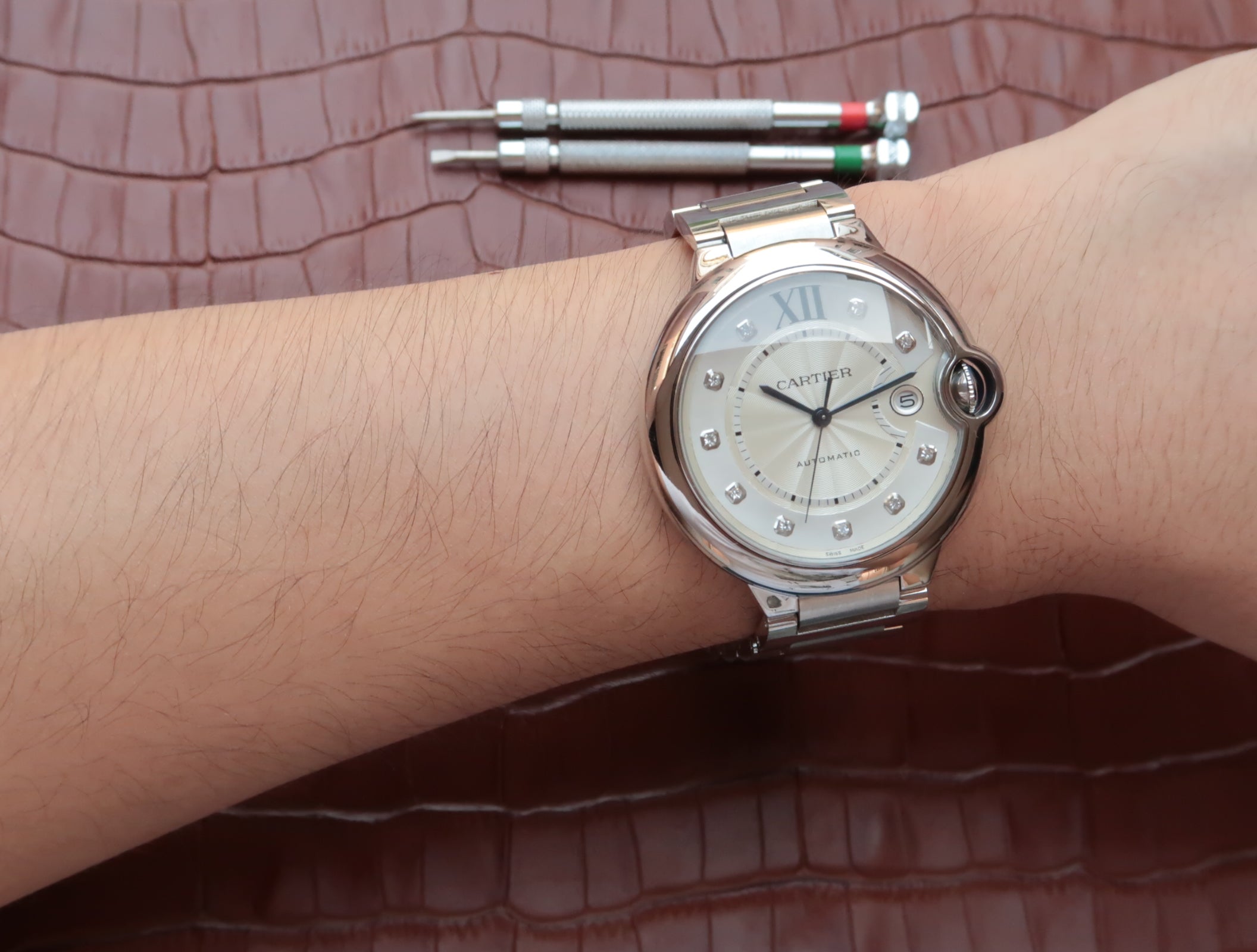 Panthere De Cartie Quartz Pink Gold Case