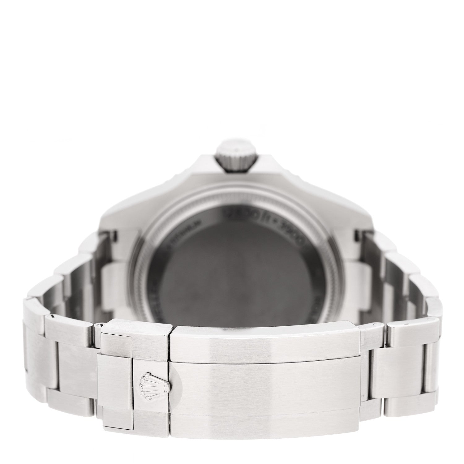 Stainless Steel 44mm Oyster Perpetual Date Sea-Dweller Deepsea Watch Intense Black