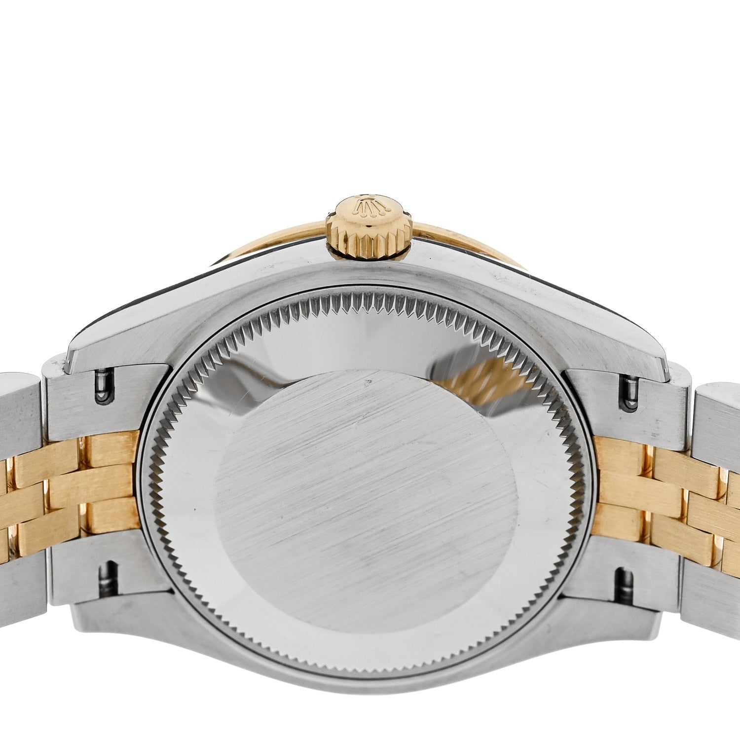 Stainless Steel 18K Yellow Gold Diamond Bezel 31mm Oyster Perpetual Date just Watch