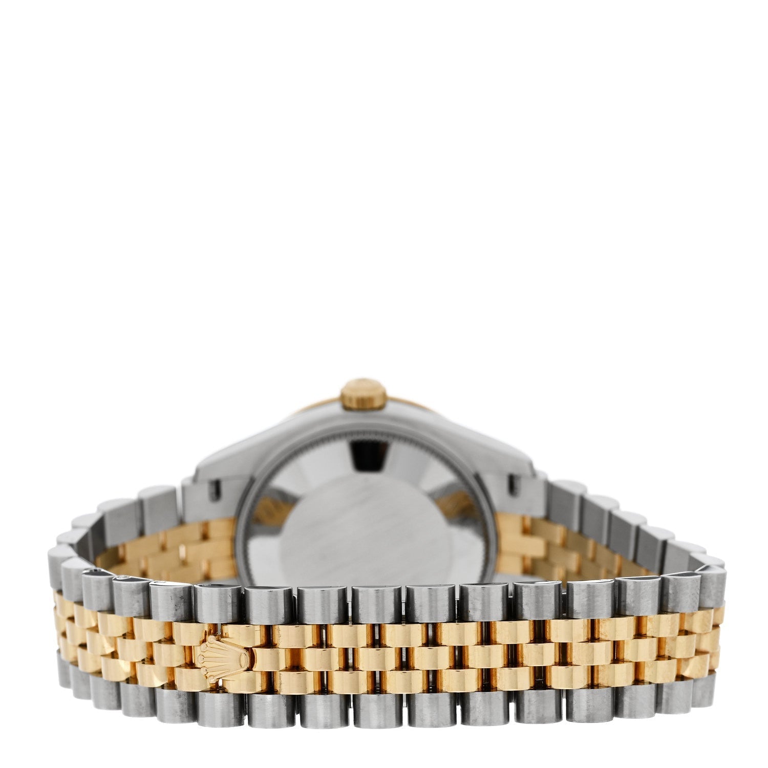 Stainless Steel 18K Yellow Gold Diamond Bezel 31mm Oyster Perpetual Date just Watch