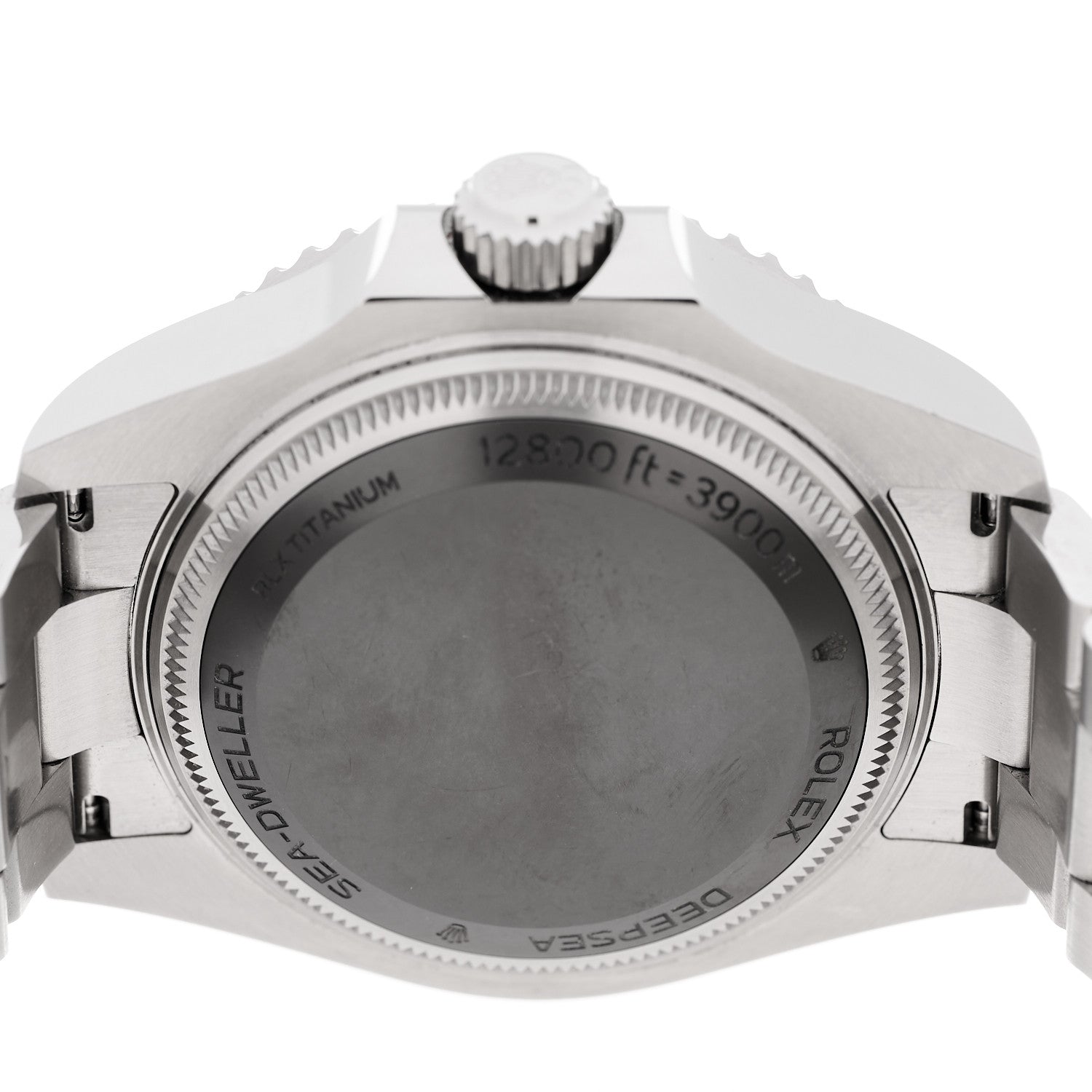 Stainless Steel 44mm Oyster Perpetual Date Sea-Dweller Deepsea Watch Intense Black