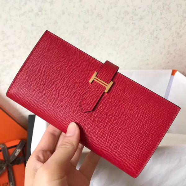 Richelieu Wallet 19 In Classic Red Goyardine Canvas