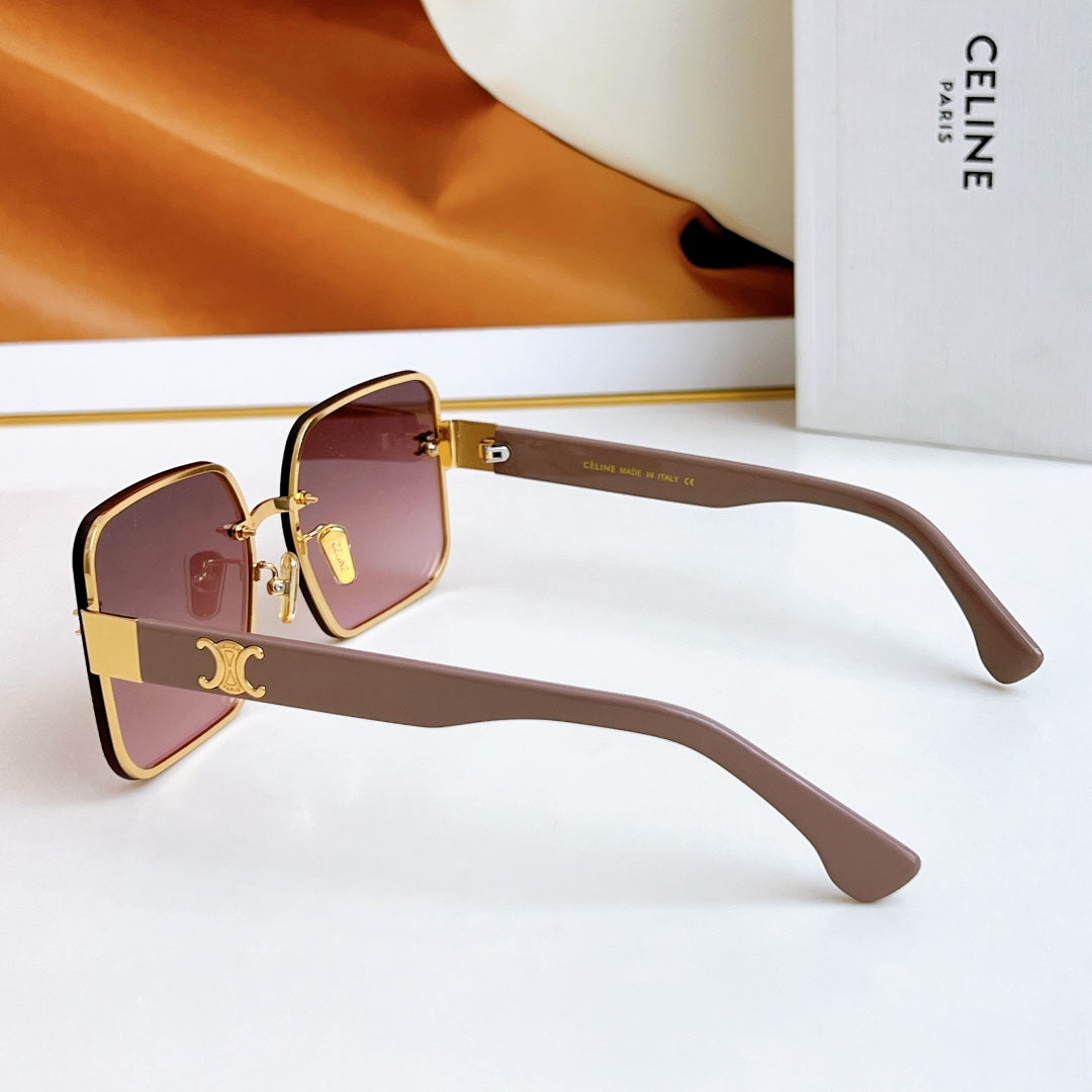 TRIOMPHE SQUARE SUNGLASS CL40238 IN ACETATE