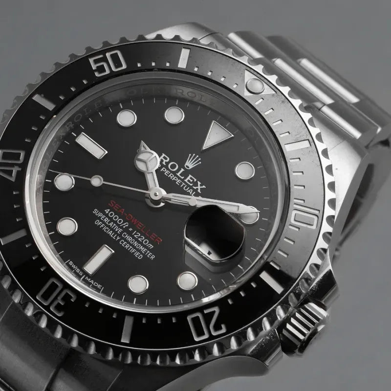 Rolex Sea Dweller Silver Black Dial 43mm m126600-0001