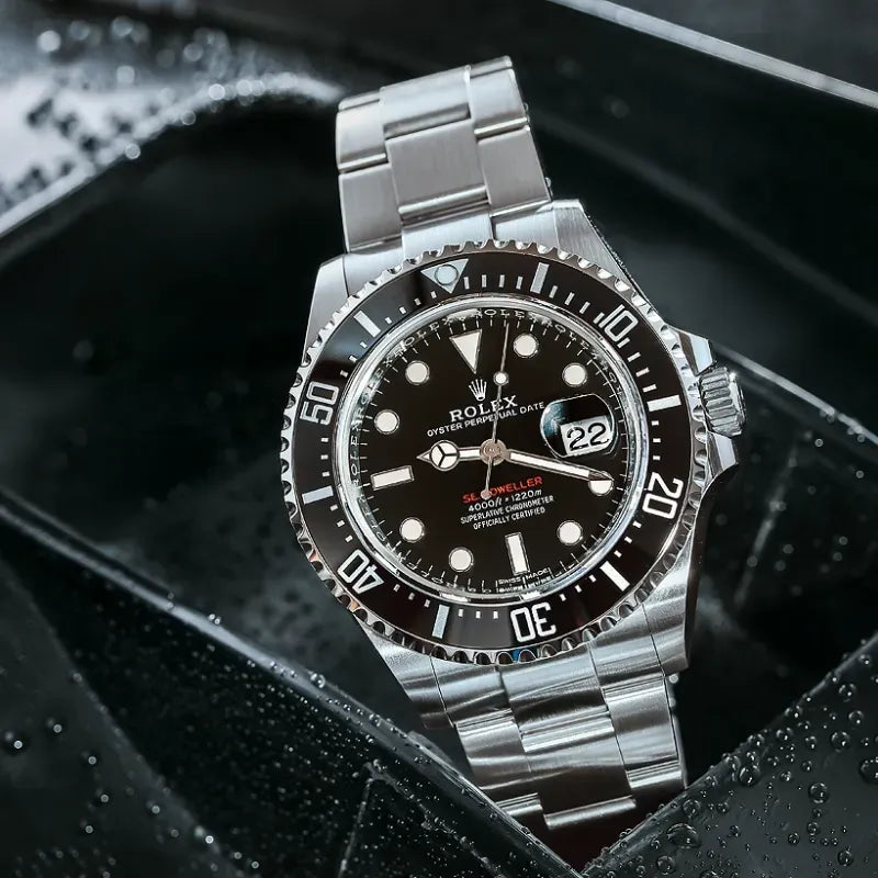 Rolex Sea Dweller Silver Black Dial 43mm m126600-0001