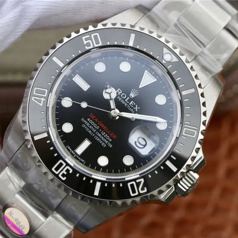 Rolex Sea Dweller Silver Black Dial 43mm m126600-0001