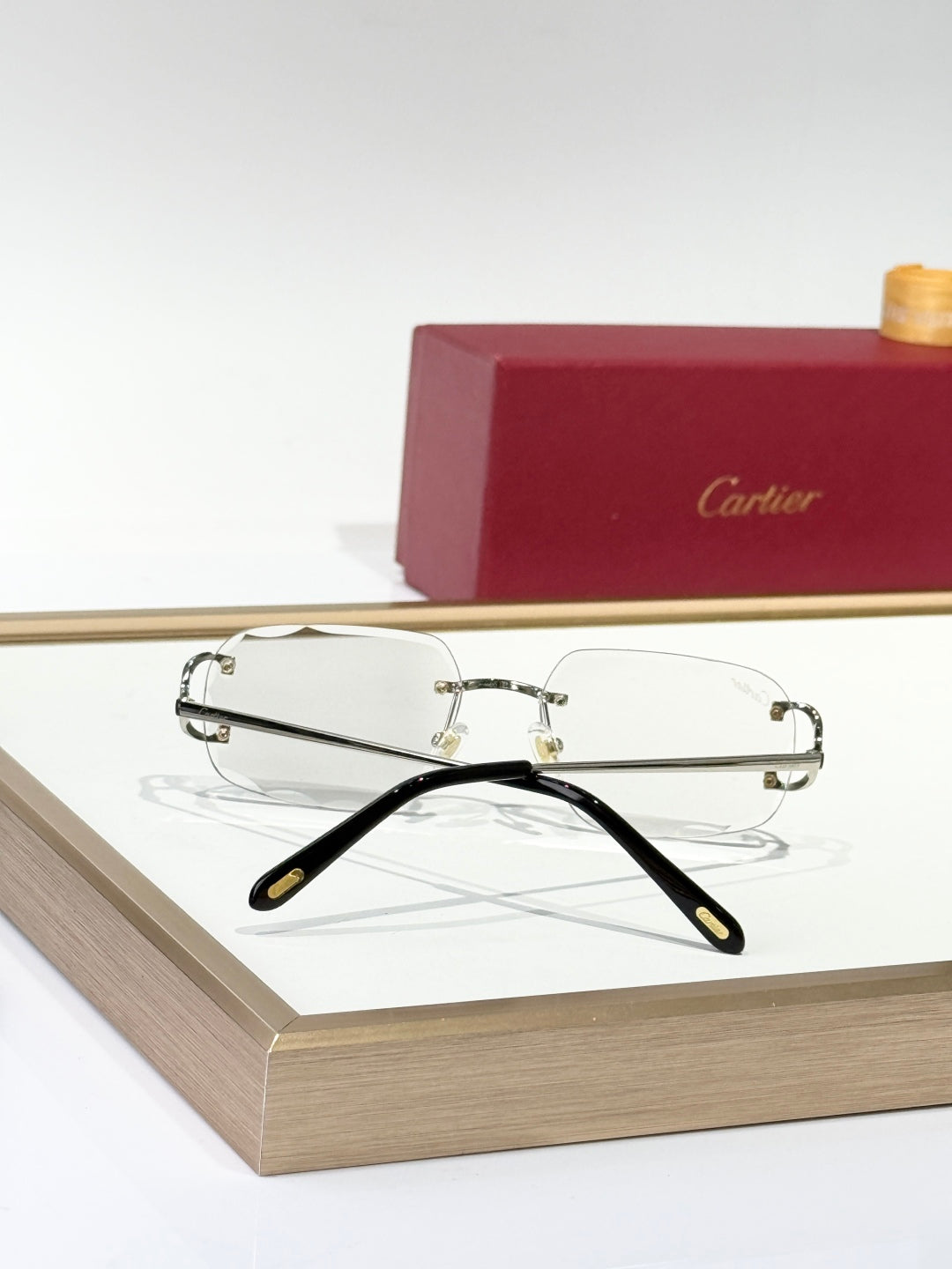 Photochromic Lenses C De Square Frame Sunglasses Ct0093O In Metal